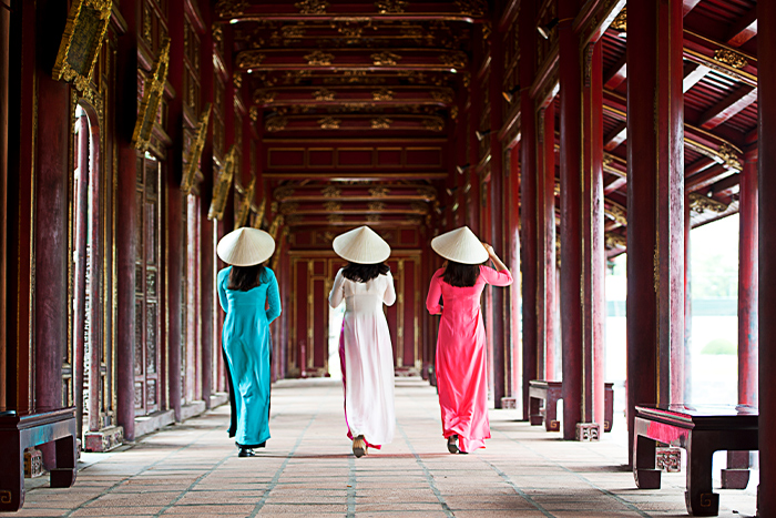 Vietnamese Ao Dai in Hue